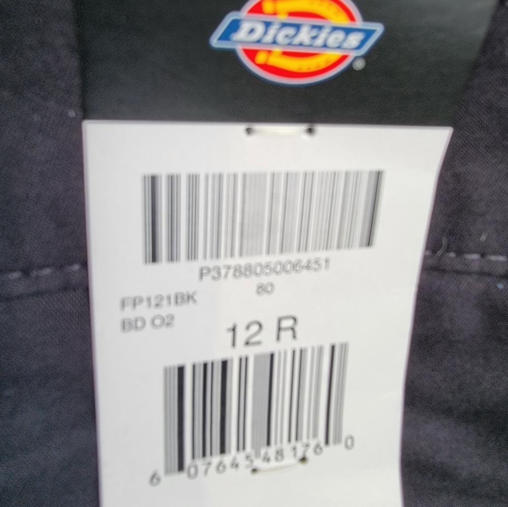 Dickies Flex Twill Pant Slim Fit Bootcut Black 12R NWT - Picture 5 of 6